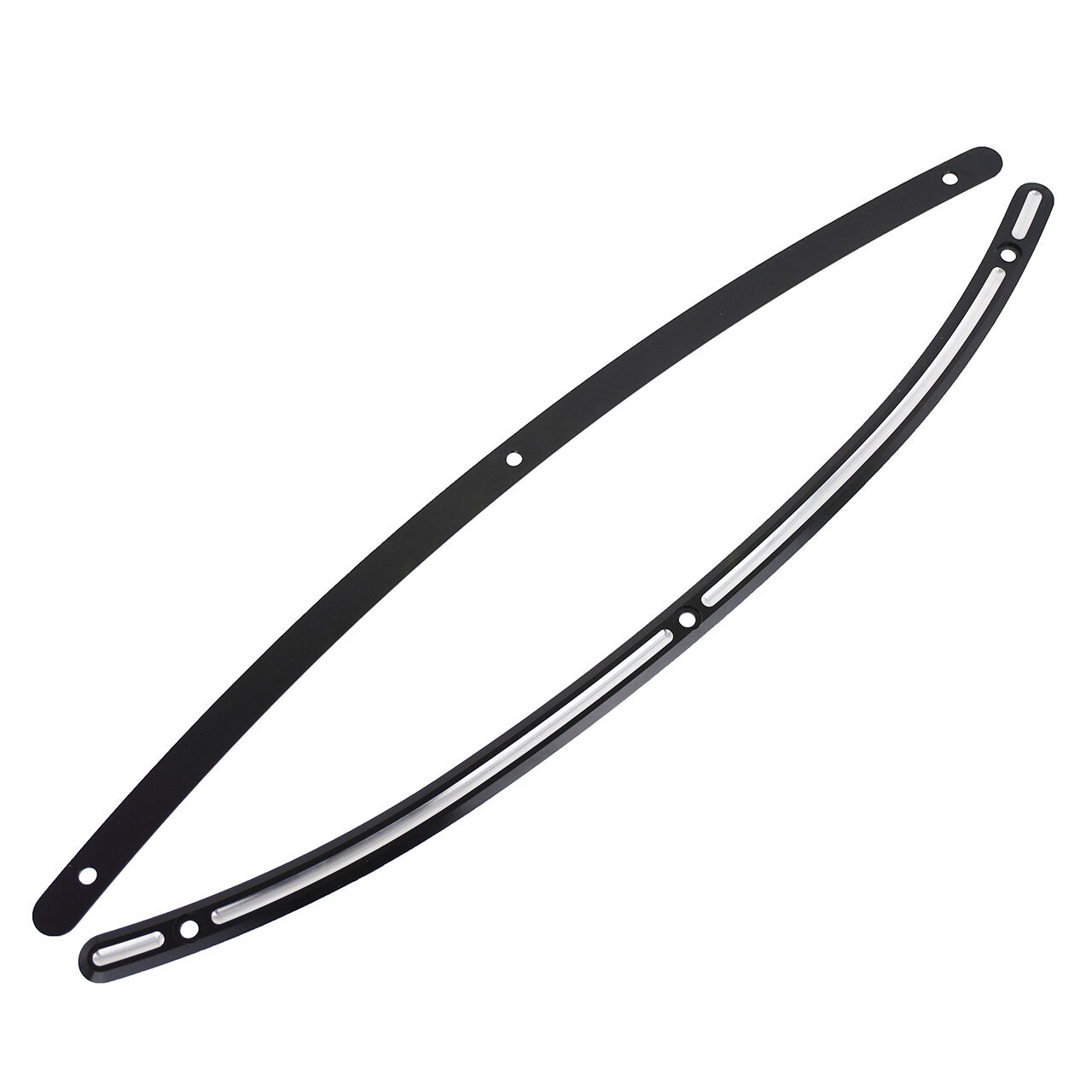 Black CNC Windscreen Windshield Trim for Harley Touring Electra Glide 1996-2013