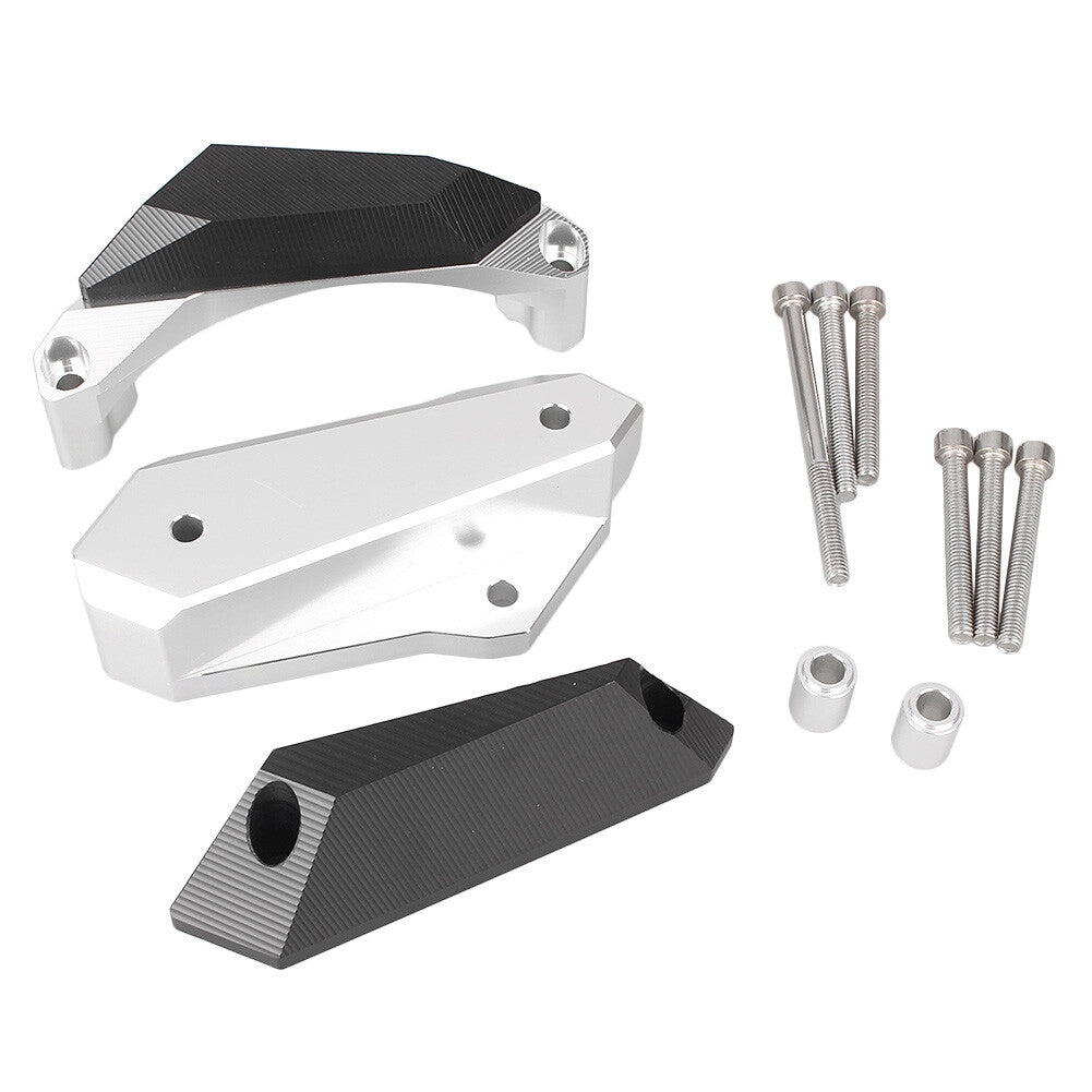 CNC Engine Guard Frame Slider Protector Fit for Yamaha YZF R3 R25 2015-2017 Silver