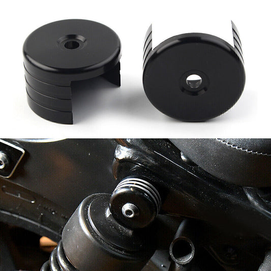 Black Rear Shock Absorbers Cap Guard Cover for Honda REBEL CMX 500 2017-2020