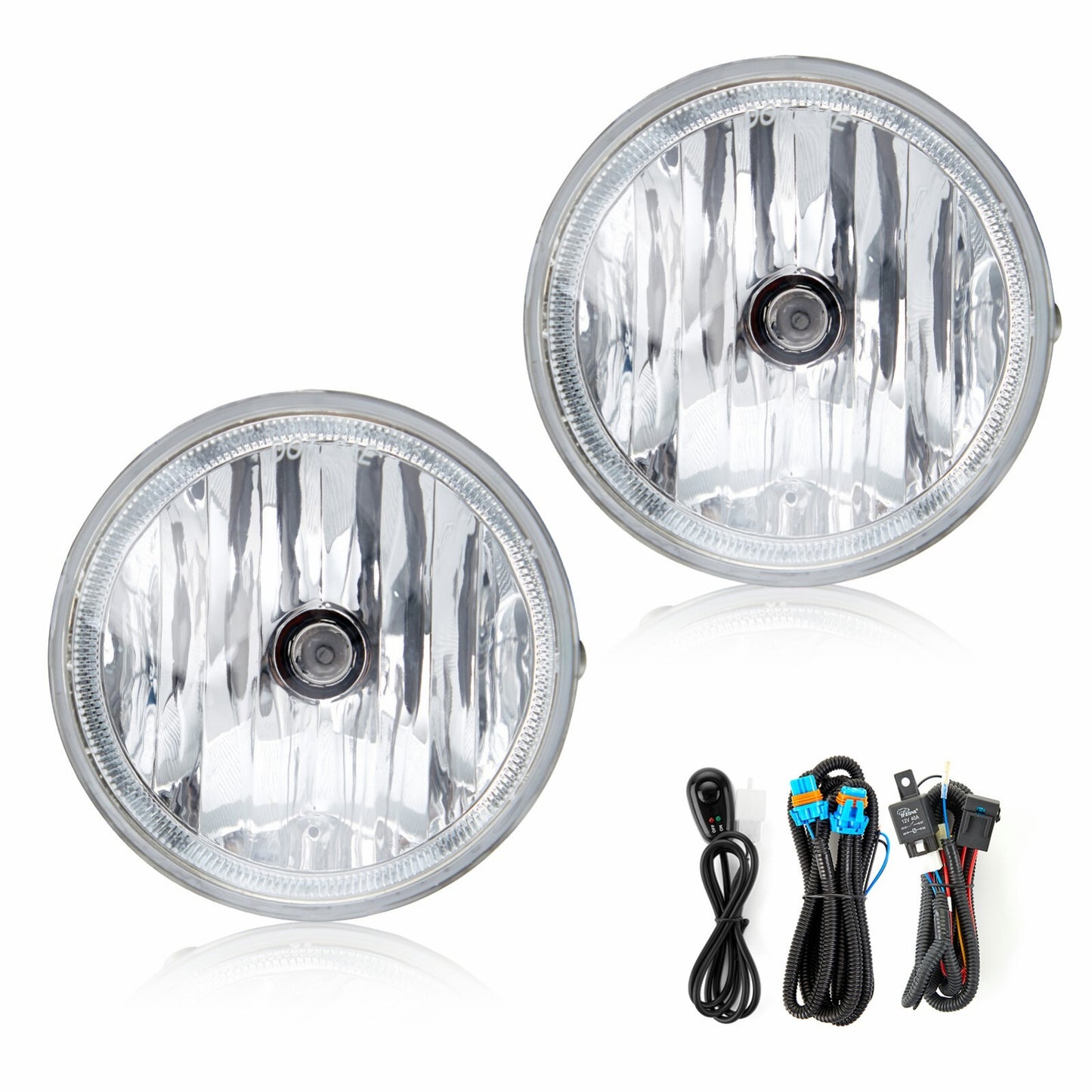 Suitable for 2005-2011 for Toyota Tacoma front bumper fog lights (1 pair, approximately 1 pair).