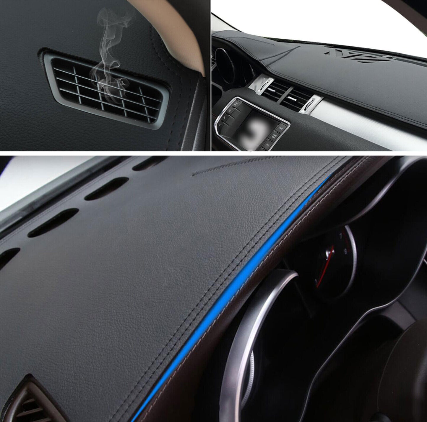 for Hyundai Sonata 20-2023 PU Leather Dashboard Dash Mat Non-slip DashMat Sun 1P