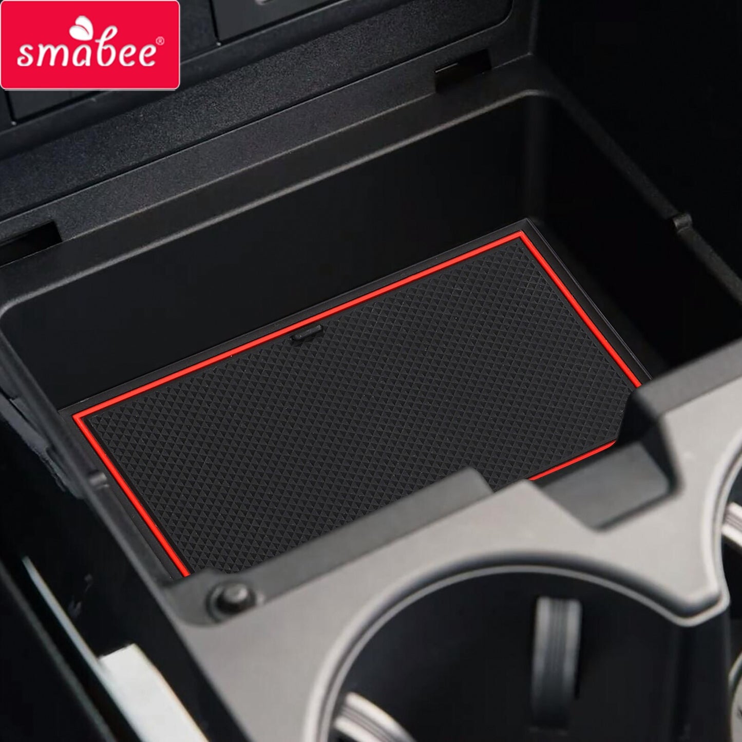 Anti-Slip Gate Slot Cup Mat for Toyota Prius 2023 Car Interior Accessories RED