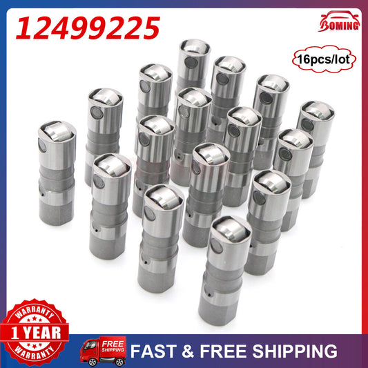 Set of 16PCS 12499225 For GM for Chevy LS7 LS2 Performance Hydraulic Roller Lifters