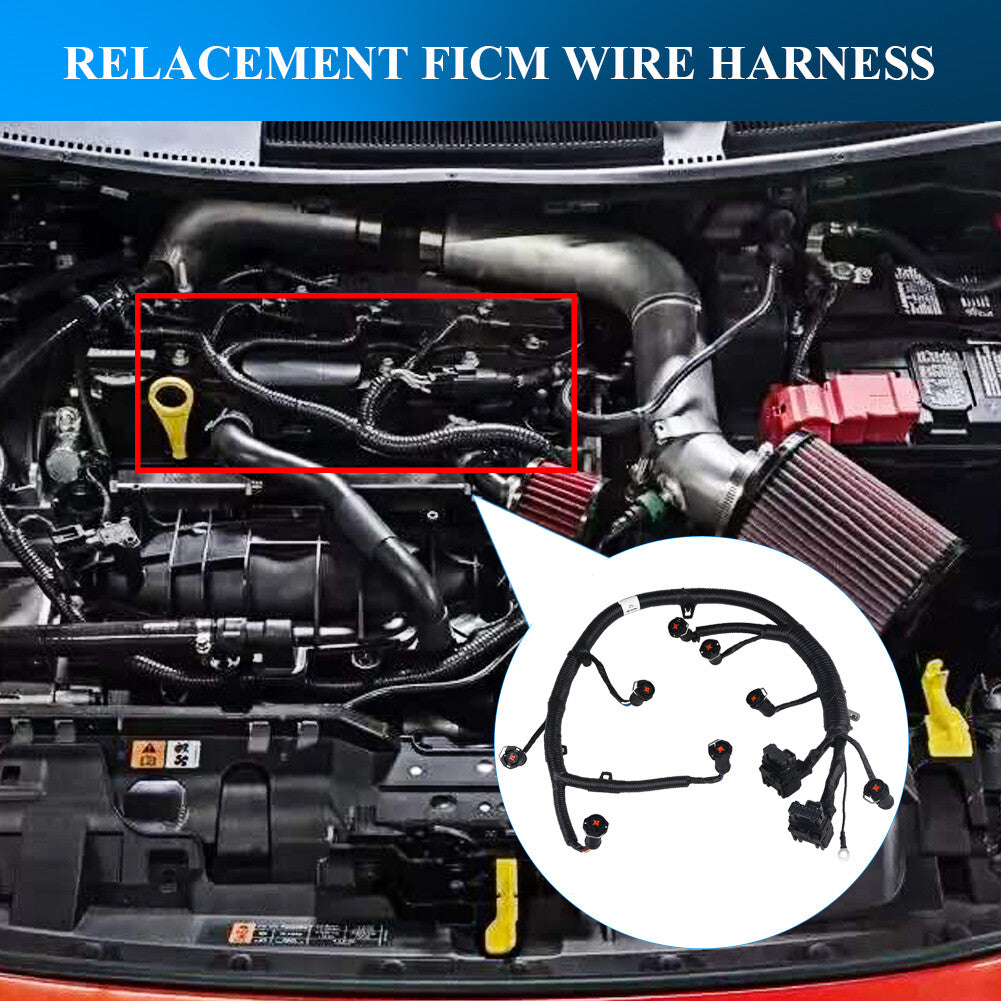 FICM Fuel Injector Complete Wire Harness Fit for Ford 6.0L Diesel