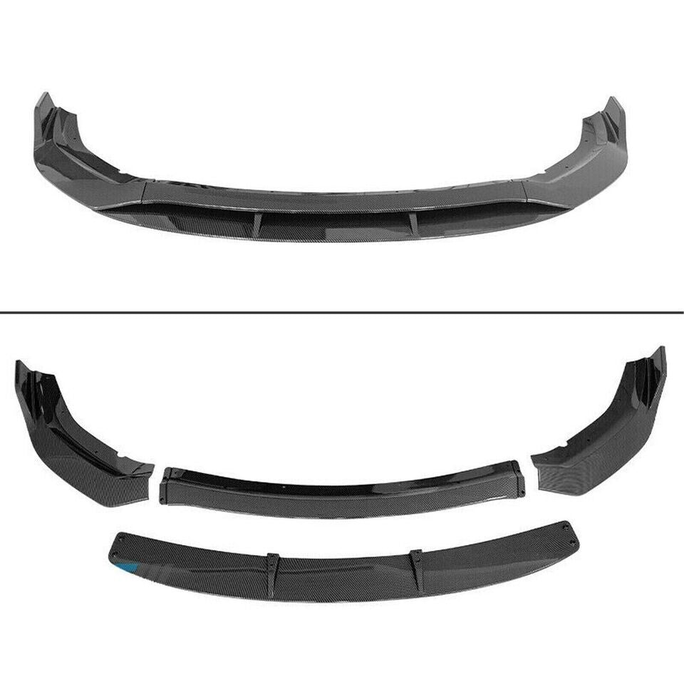Front Bumper Lip Splitter For 2020-2022 for Dodge Charger SRT Widebody Carbon Fiber