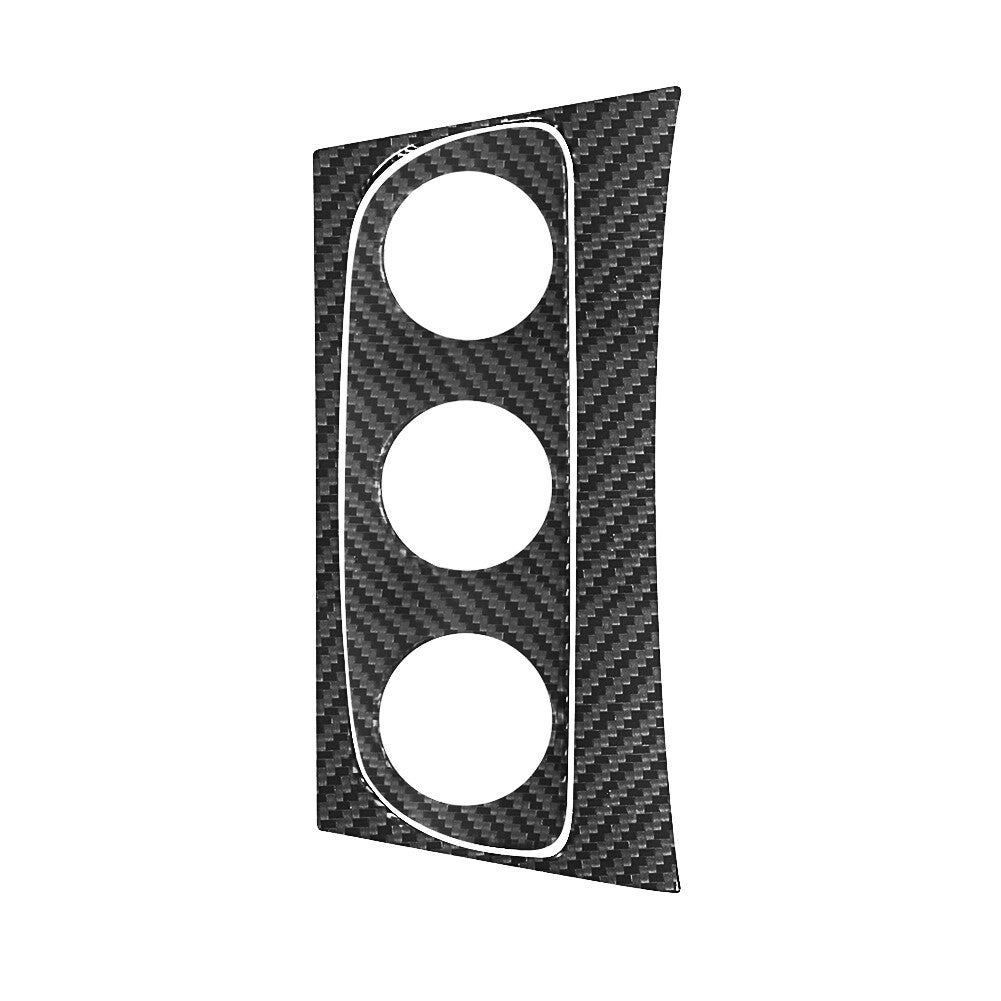 2Pcs Carbon Fiber Climate Control Frame Cover Trim for Chrysler 200 2011-2014