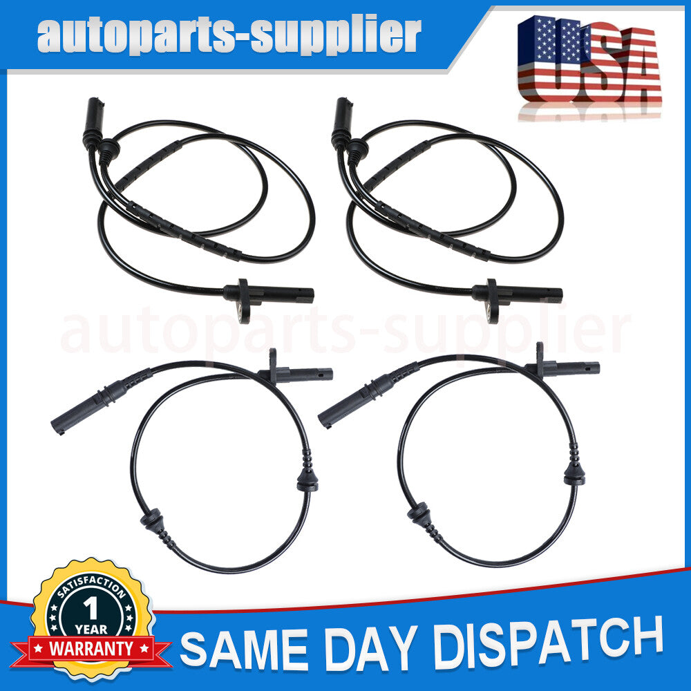 4-piece set of front and rear LR ABS speed sensors 34526771776 34526771777 suitable for BMW X5 X6