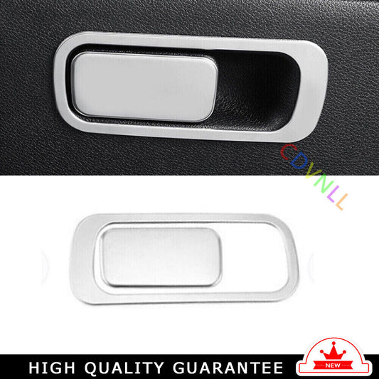 Car for Co -Pilot Storage Box Handle Sticker Trim Fit for Kia K5 2021-22 Silver Steel