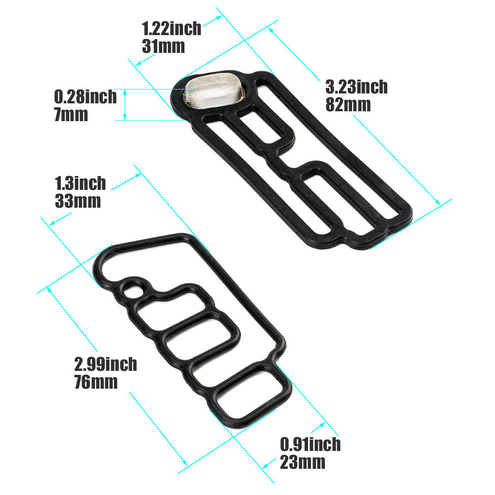 5 set for Honda 15815R70A01 15845R70A01 NEW Cylinder Head Solenoid Gasket VTEC