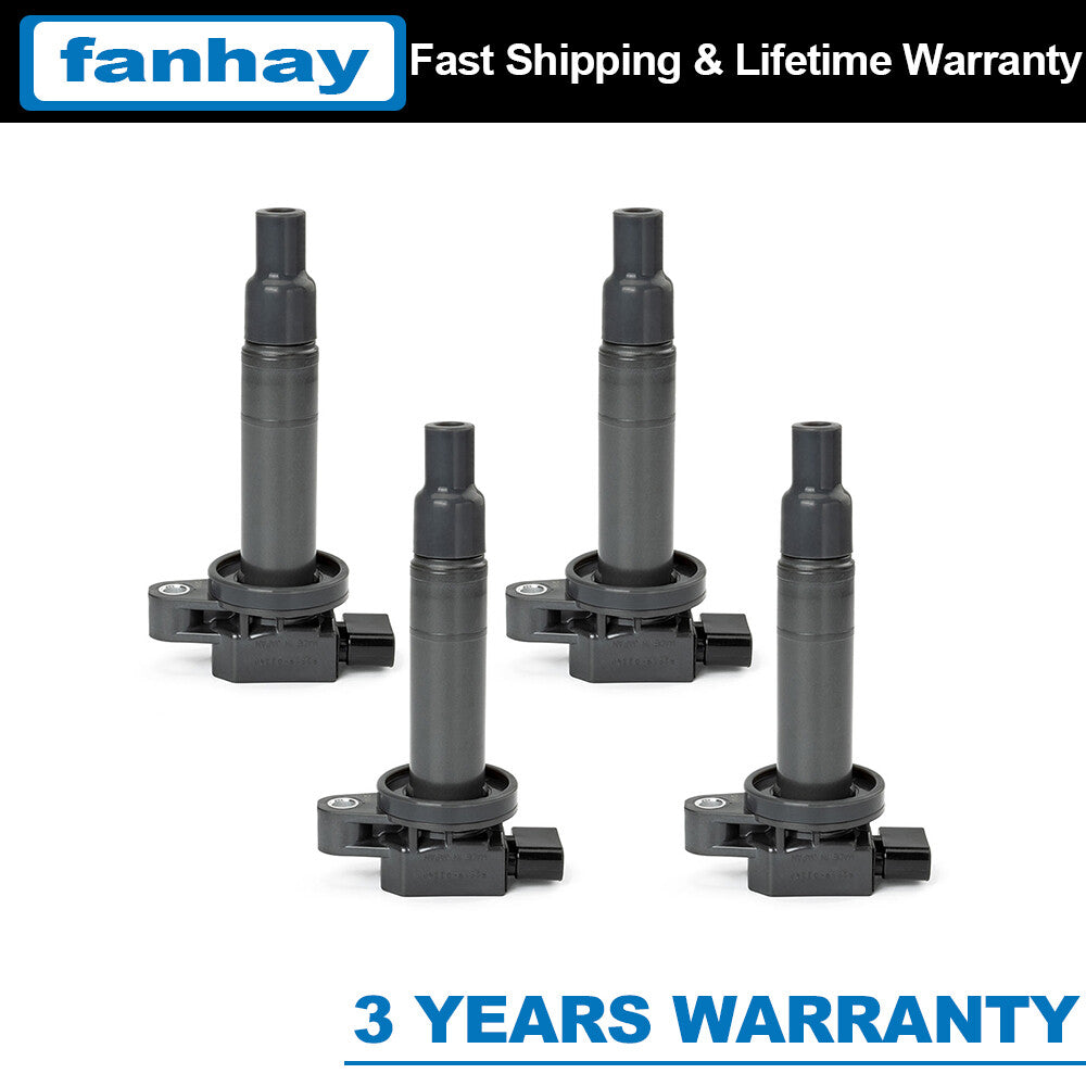 4PCS for SCION XA XB 04-06 for TOYOTA ECHO 2000-2005 Ignition Coil New 90919-02240