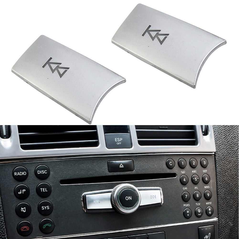 W204 W212 Button Covers Volume Parts Accessories Silver Button Sequins