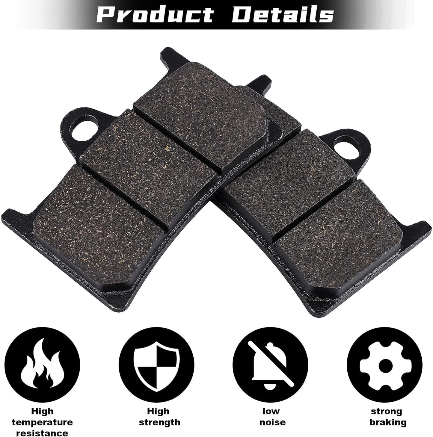 Brake Pads for Yamaha FZ1 FZ6 YZF600R XSR900 XSR700 MT07 MT-07 A Tracer 700 MT09