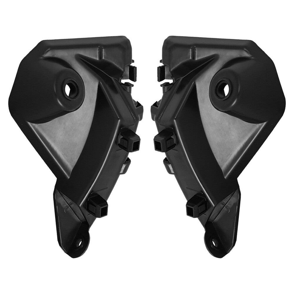Pair For Model X 2016-2020 Black Front Bumper Fender Bracket Mount Support