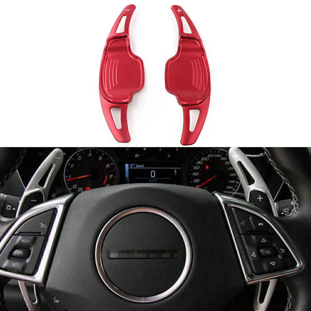 Steering Wheel Shift Paddle Extension Shifter Fit for Chevrolet Camaro 2012-2015 13