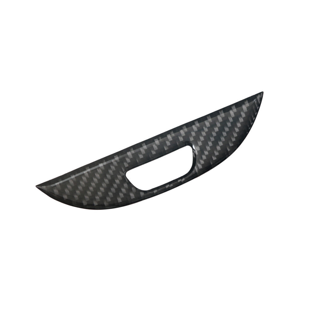 Carbon Fiber Gear Shifter Surround Panel Cover Trim Sticker for BMW X5 2000-2006