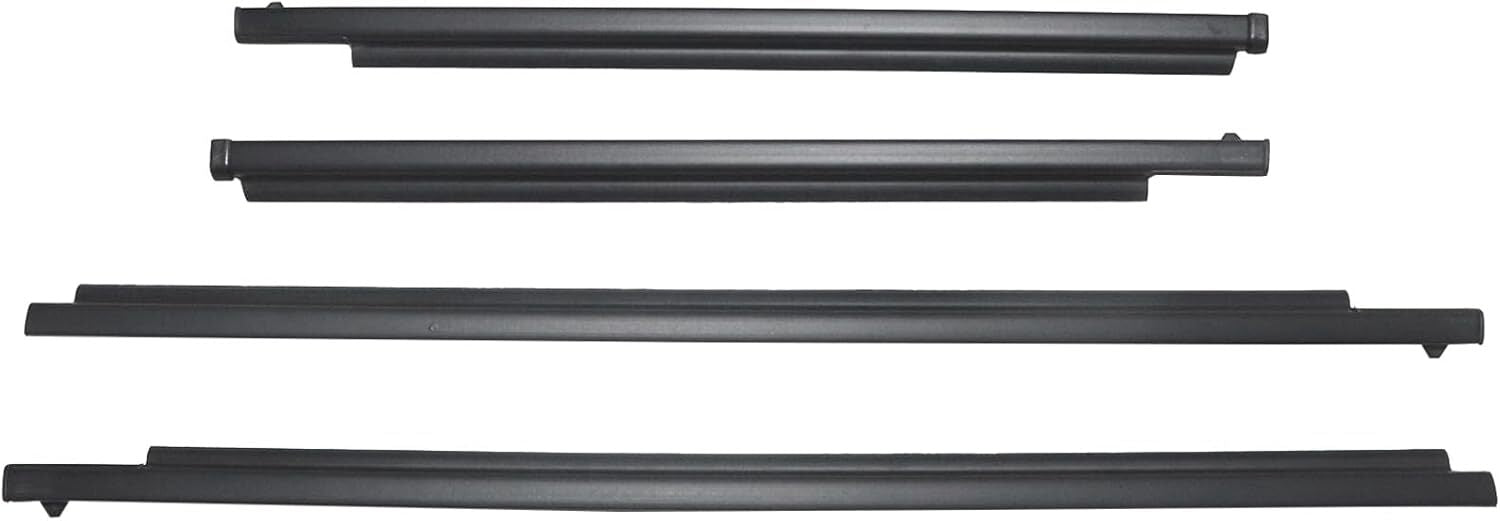 4x/Set Door Glass Outer Weatherstrip Trim Seal Kit for Toyota 4Runner 1995-2002