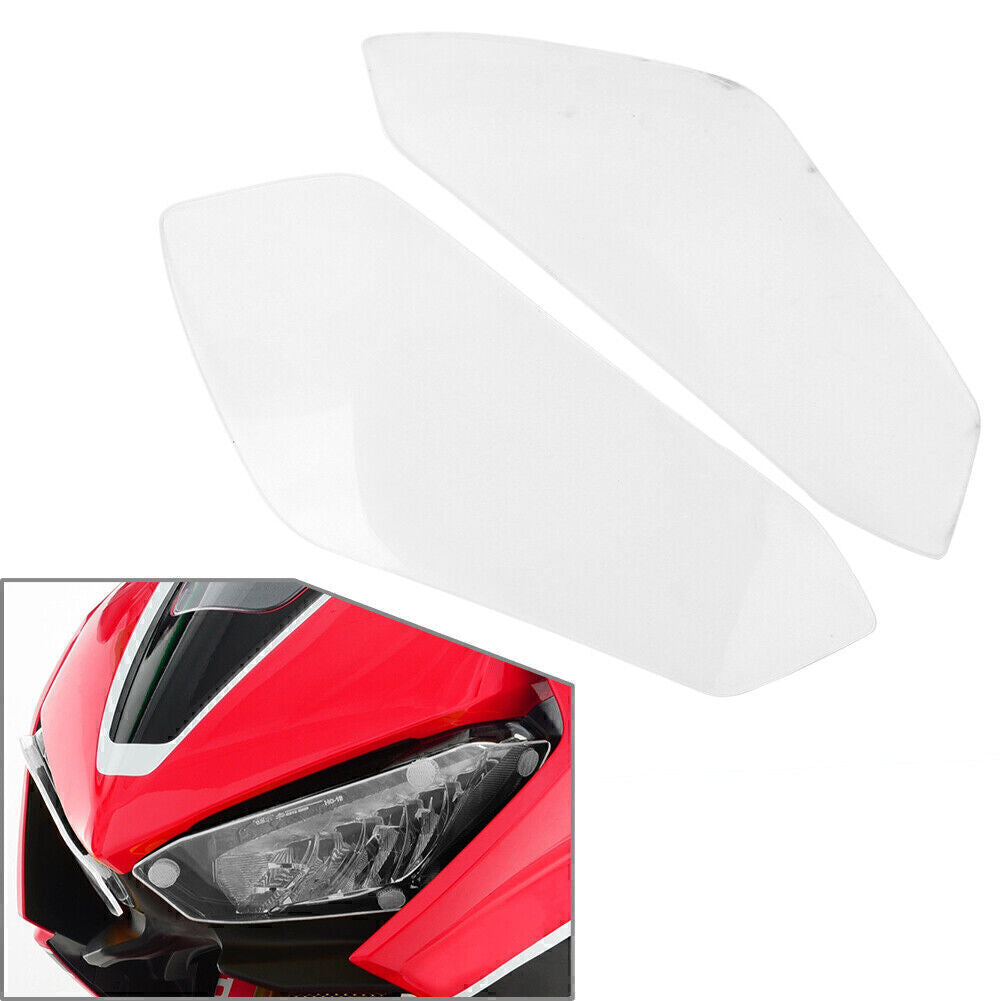Headlight Guard Shield Screen Lens Cover for HONDA CBR1000RR 2017-2020 19 Clear