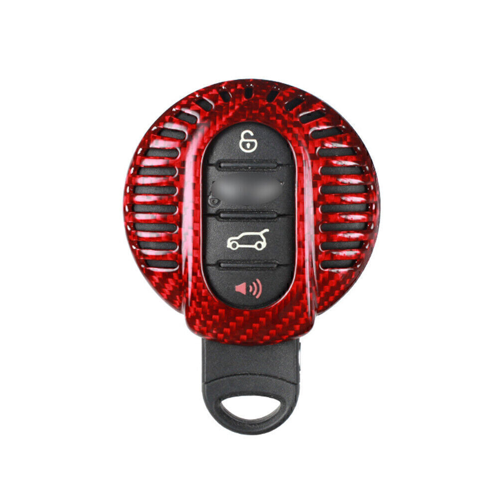 Schl¨¹ssel H¨¹lle Geh?use Case f¨¹r for BMW for Mini F54 F56 F55 F57 F60 Rot Kohlefaser