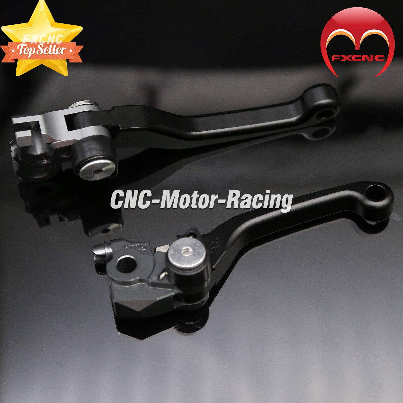 CNC-compatible for Yamaha WR250X 2007 2008 2009 2010 2011 - 2017 Dirt bicycle clutch and brake lever.