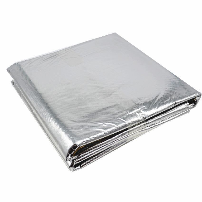 1x1.4M Auto Turbo Exhaust Muffler Insulation Heat Shield Mat Hood Deadening Pad
