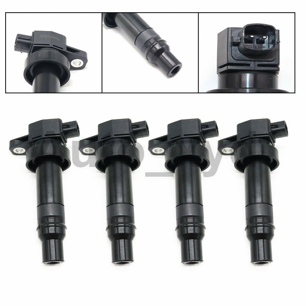 4x Ignition Coil 27301-2B010 for Hyundai Accent RB 1.6L 2011-2013 for Kia Soul AM