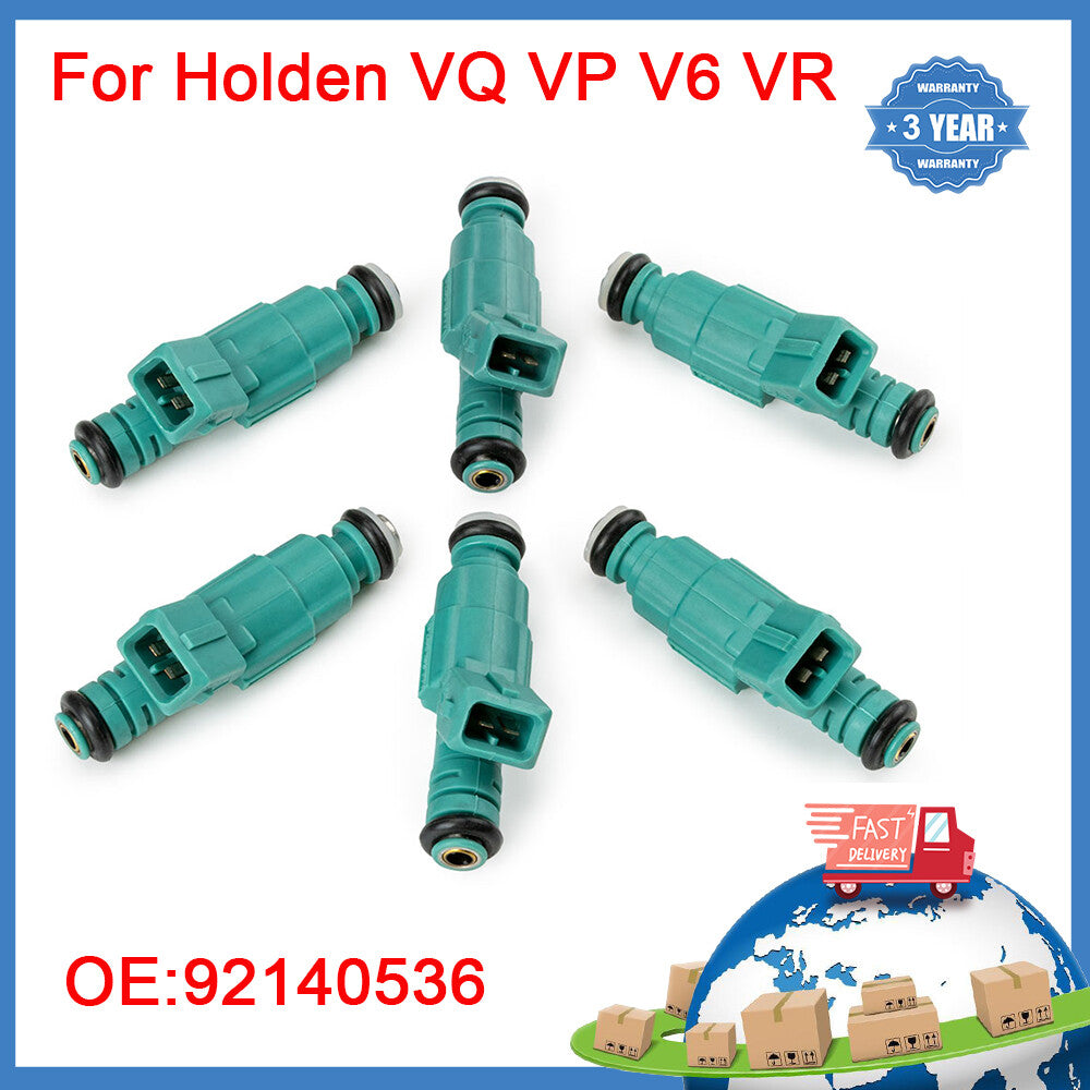 6X Fuel Injectors for Holden Commodore VG VN VL VQ VP VR VS VT VU VX VY V6 3.8L