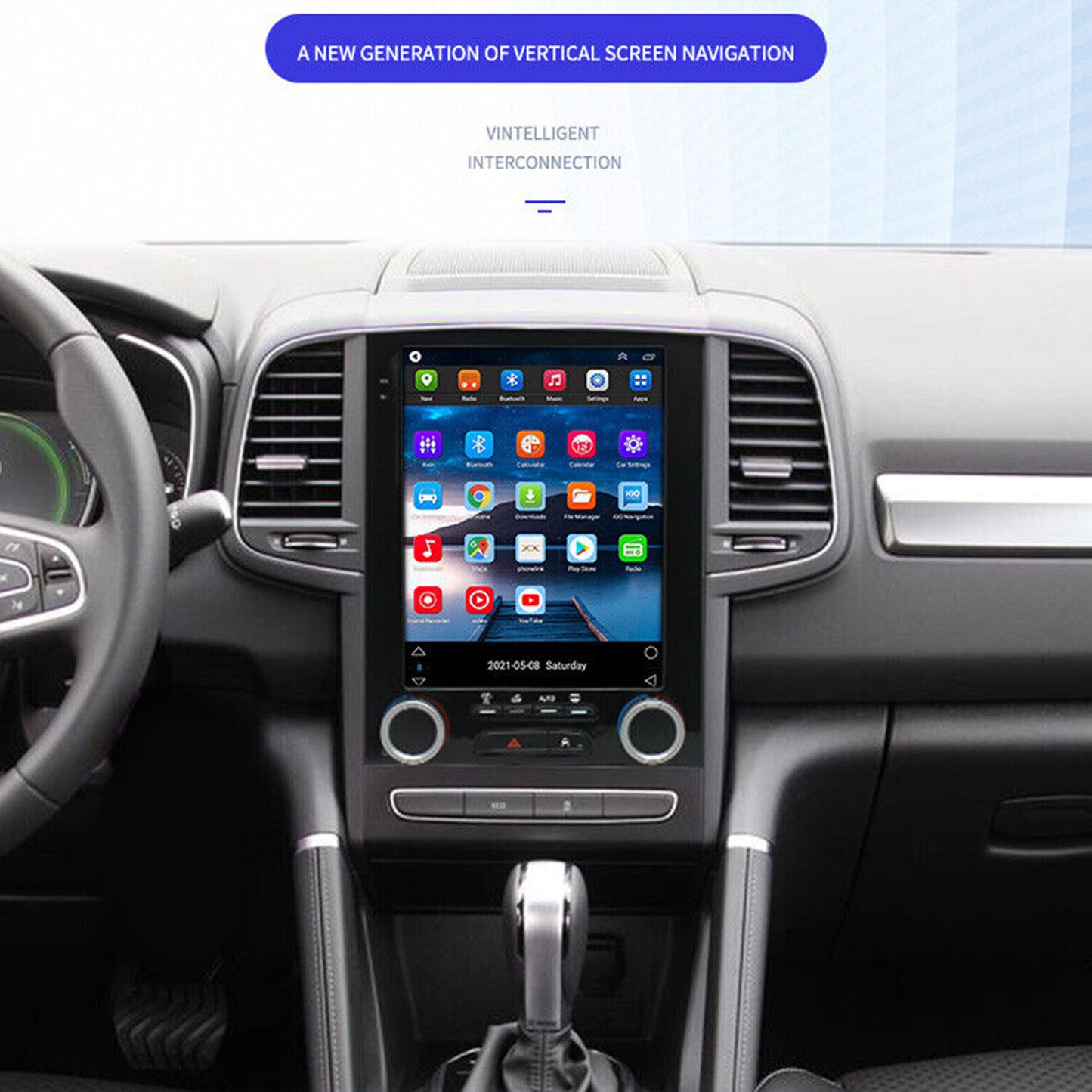 10.4 Android Car GPS Navigation WIFI for Renault Megane 4 Koleos 2016-22 Radio?