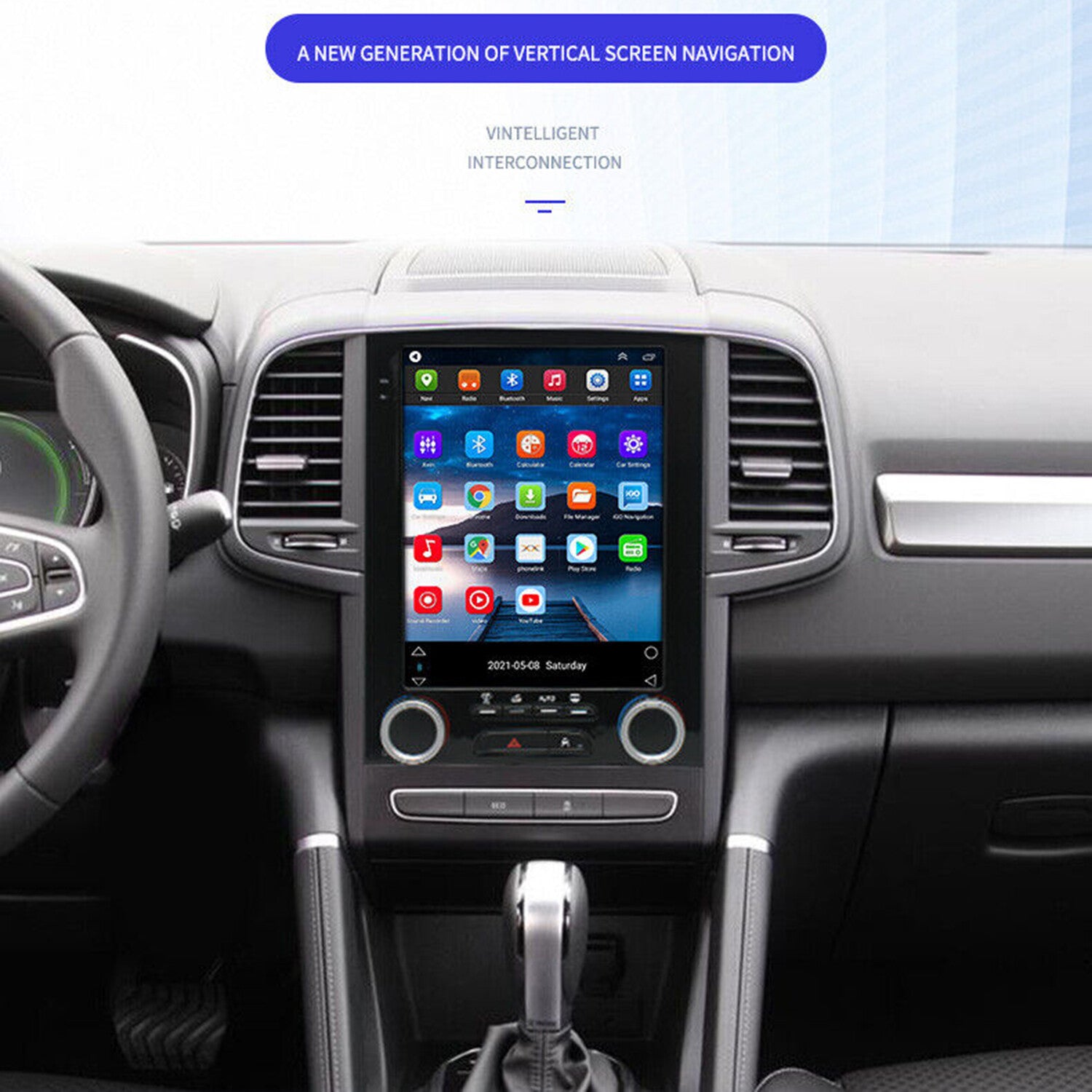10.4 Android Car GPS Navigation WIFI for Renault Megane 4 Koleos 2016-22 Radio?