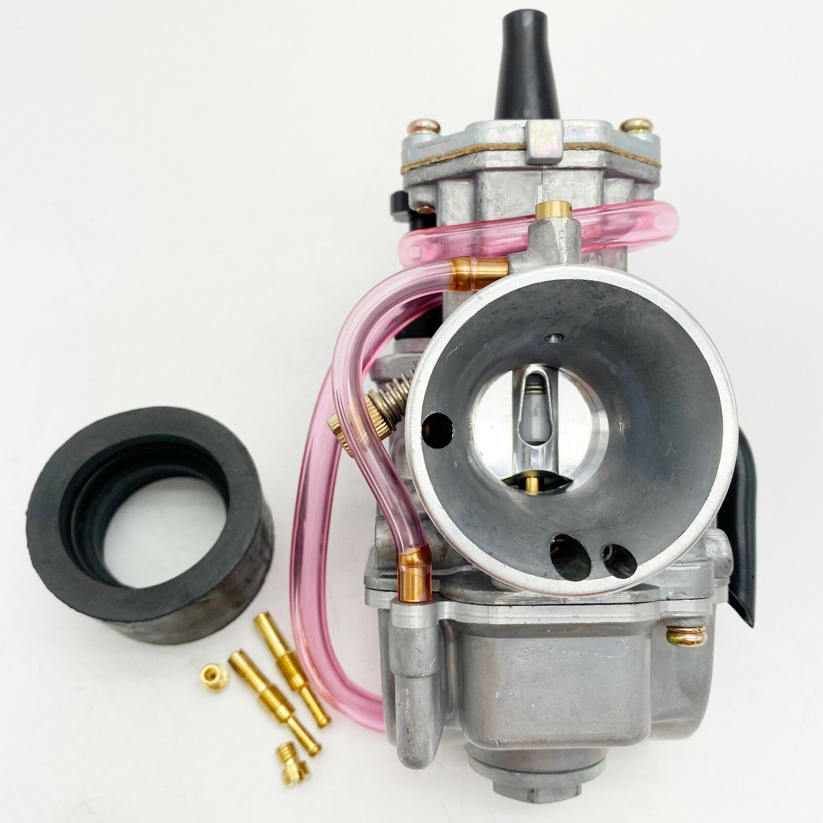 Carb 26mm Flat Side Carburetor For Keihin PWK26 OKO Power Jet Dirt Bike ATV Quad