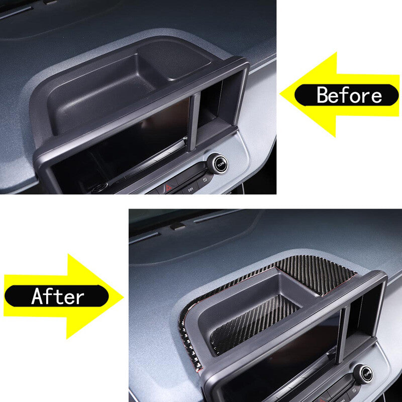 2-Piece Red Headlight Grille Ventilation Cover Frame for Tundra 2022-23