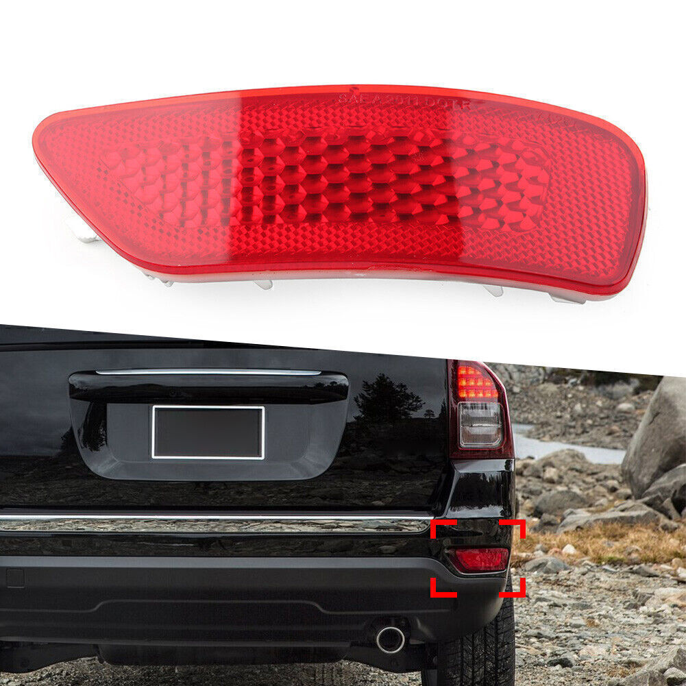 Right Rear Bumper Reflector Light for Jeep Grand Cherokee Compass 2011-2016