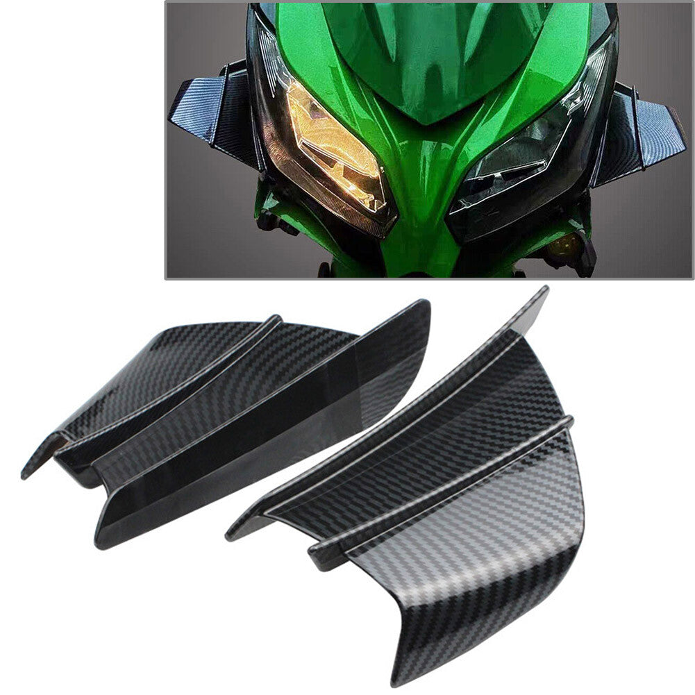 Universal Winglet Aerodynamic Wing Kit Spoiler for HONDA CBR650R CBR650F Carbon