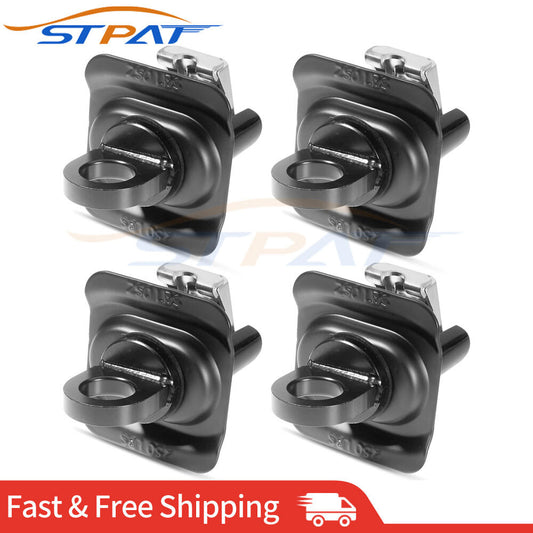 4Pcs Truck Bed Tie Down Anchors 23146899 For 2014-24 for Chevy Silverado for GMC for Sierra