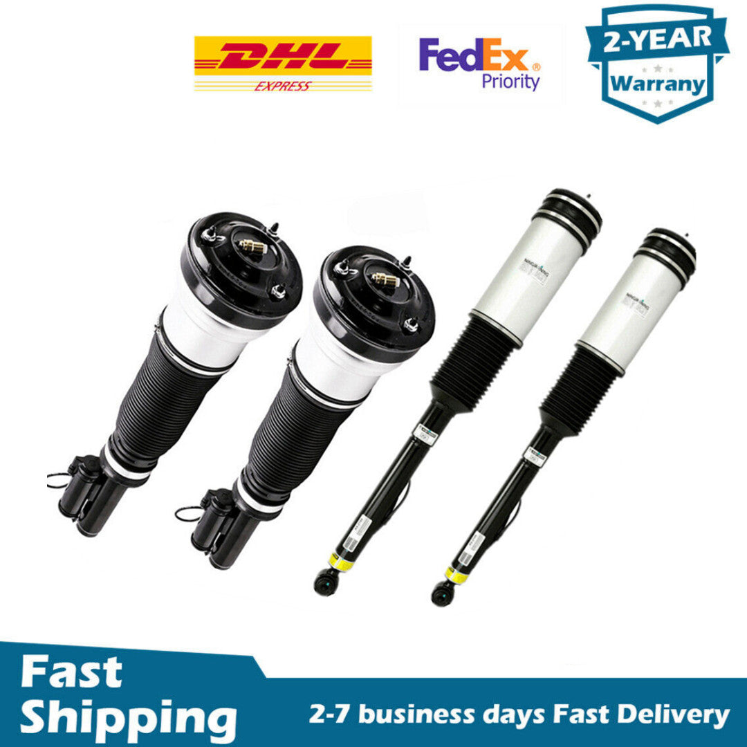 4X Front Rear Air Suspension Strut Set Fit for Mercedes-Benz W220 S420 S430 S500 AMG