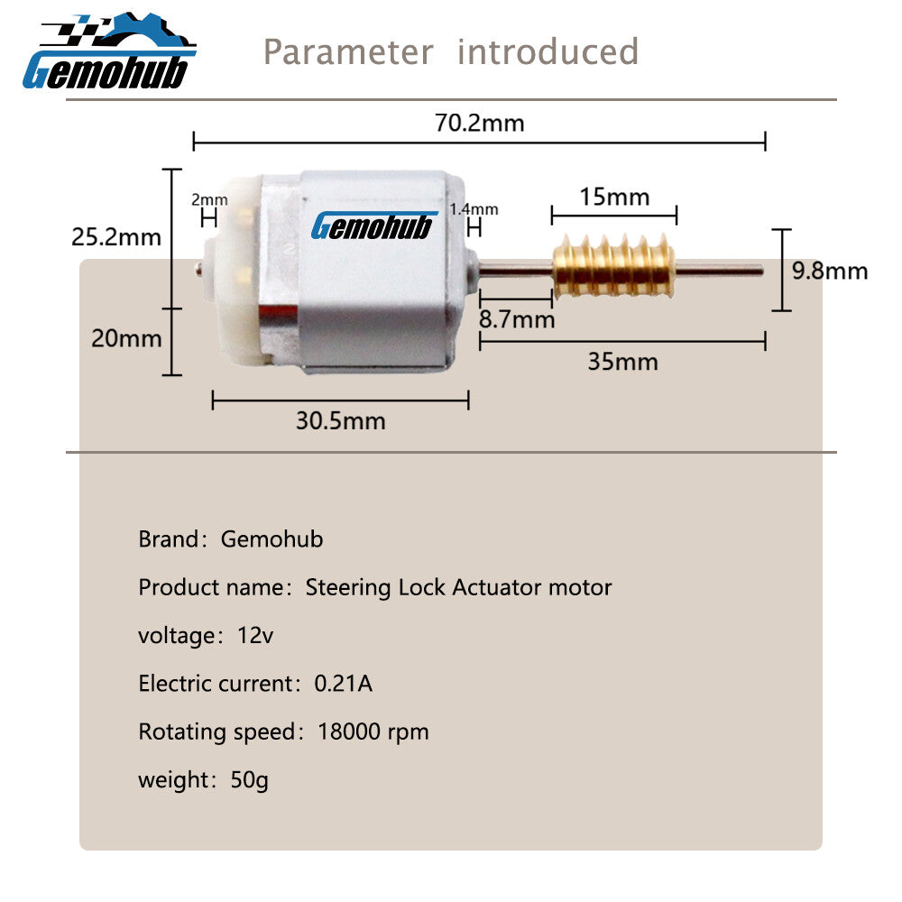 New Steering Column Lock motor For 14-20 for Citroen C4/ 19-2023 for Citroen C5 AIRCROSS