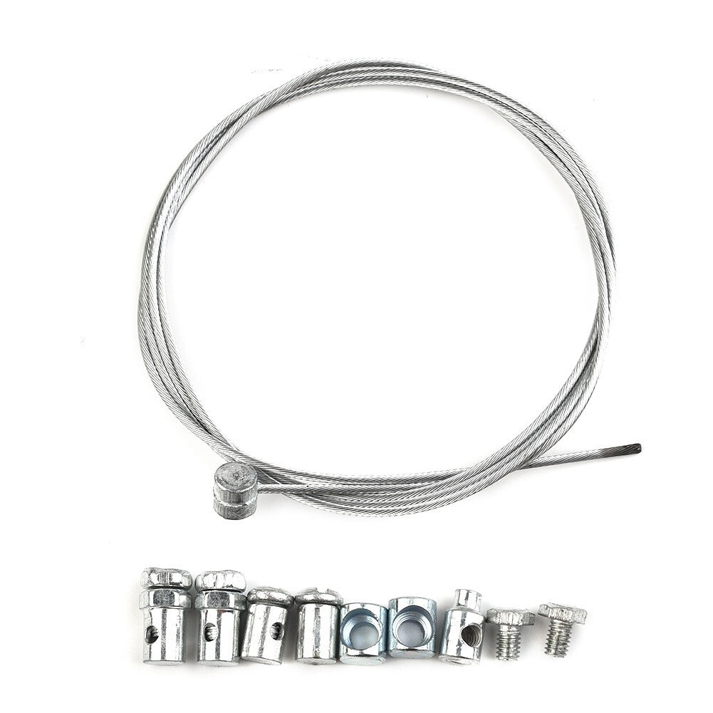 1 Set Metal Motorcycle Throttle Clutch  Brake Cable Repair Kit Replacement New