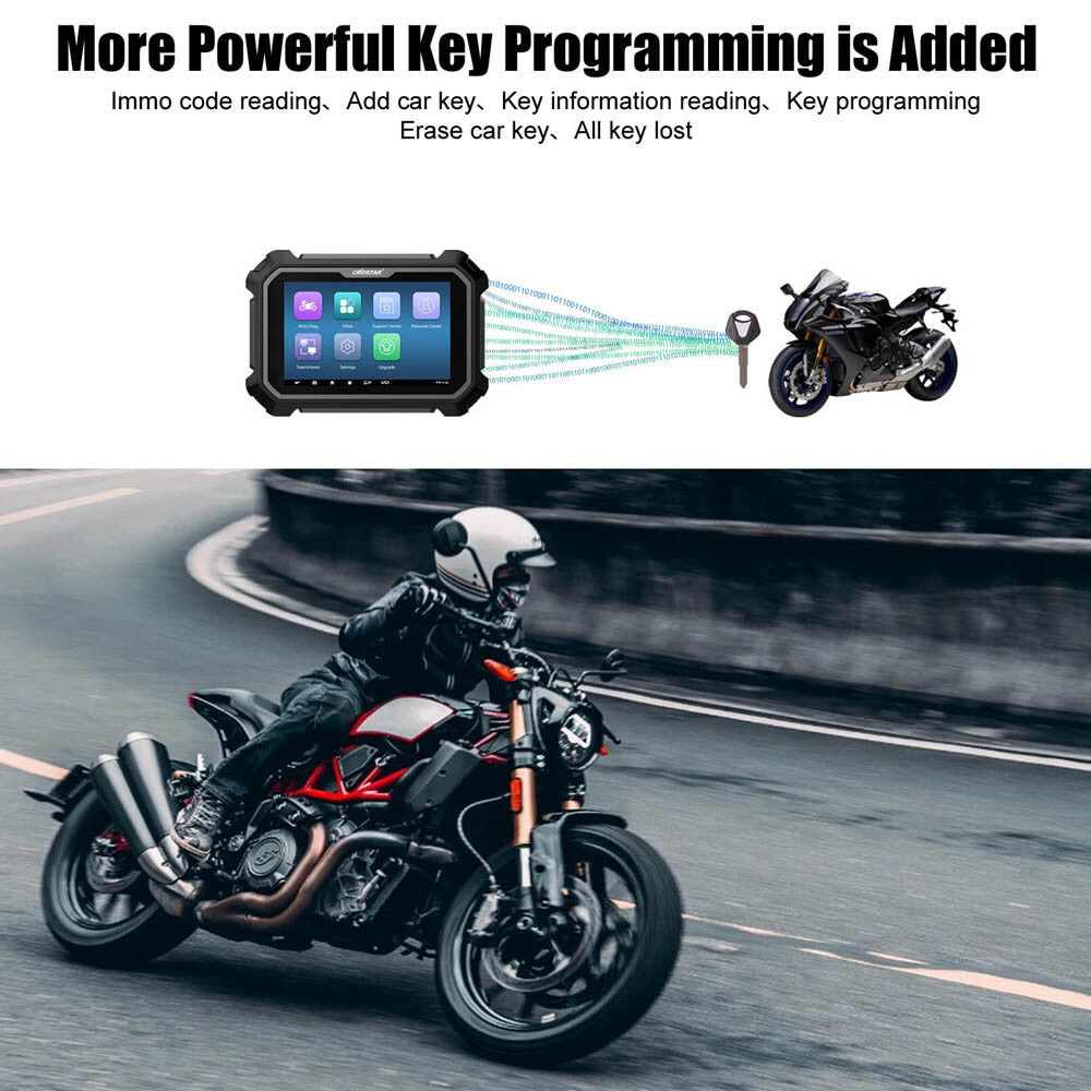OBDSTAR MS80 Standard Motorcycle Diagnostic Tool Code Scanner W/ P001 Programmer