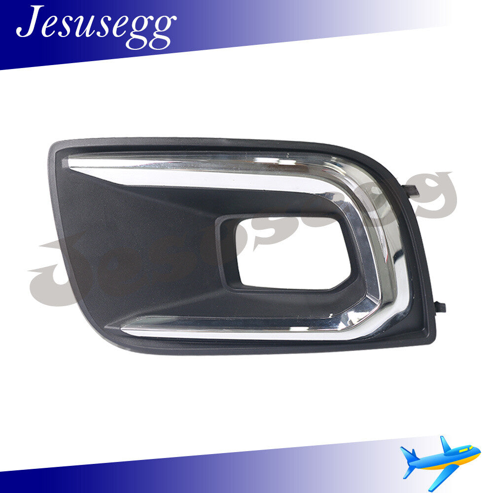 Front Bumper Foglight Bezel Cover Chrome Trim Right For 2018-2021 for Toyota Sequoia
