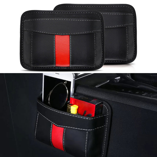 2 x car storage compartment mobile phone holder car for seat bag storage organizer car car