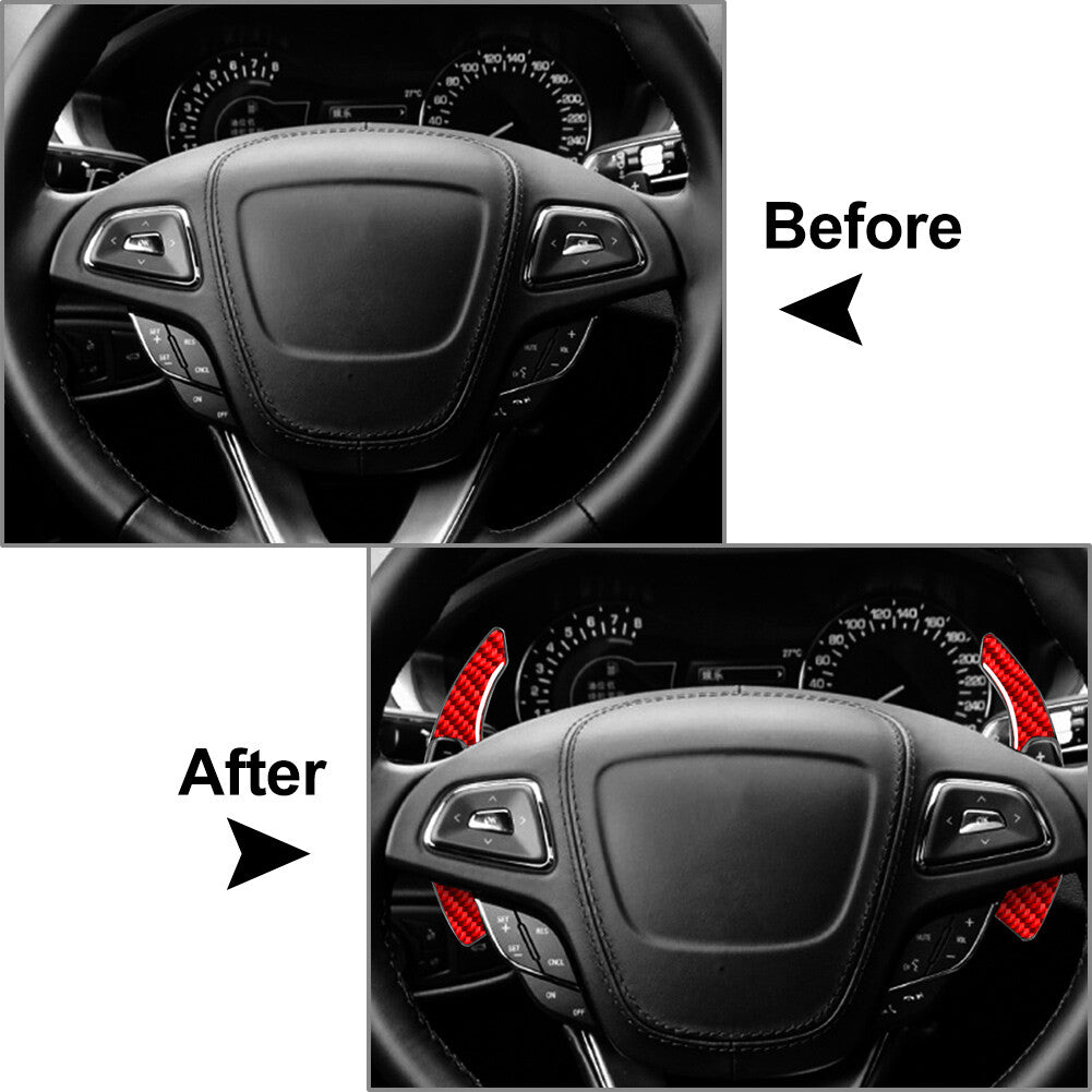 Steering Wheel Shifter Paddle Extension for Ford Fusion Mondeo FIT For