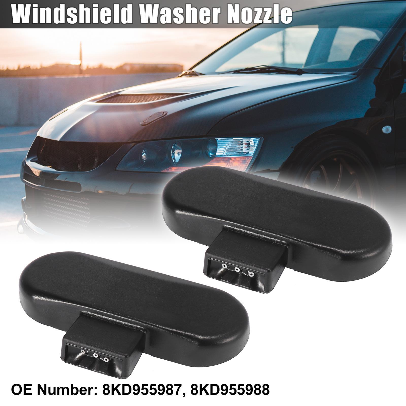 A pair of windshield washer nozzles spray spray 8KD955987 8KD955988 suitable for Audi A4L