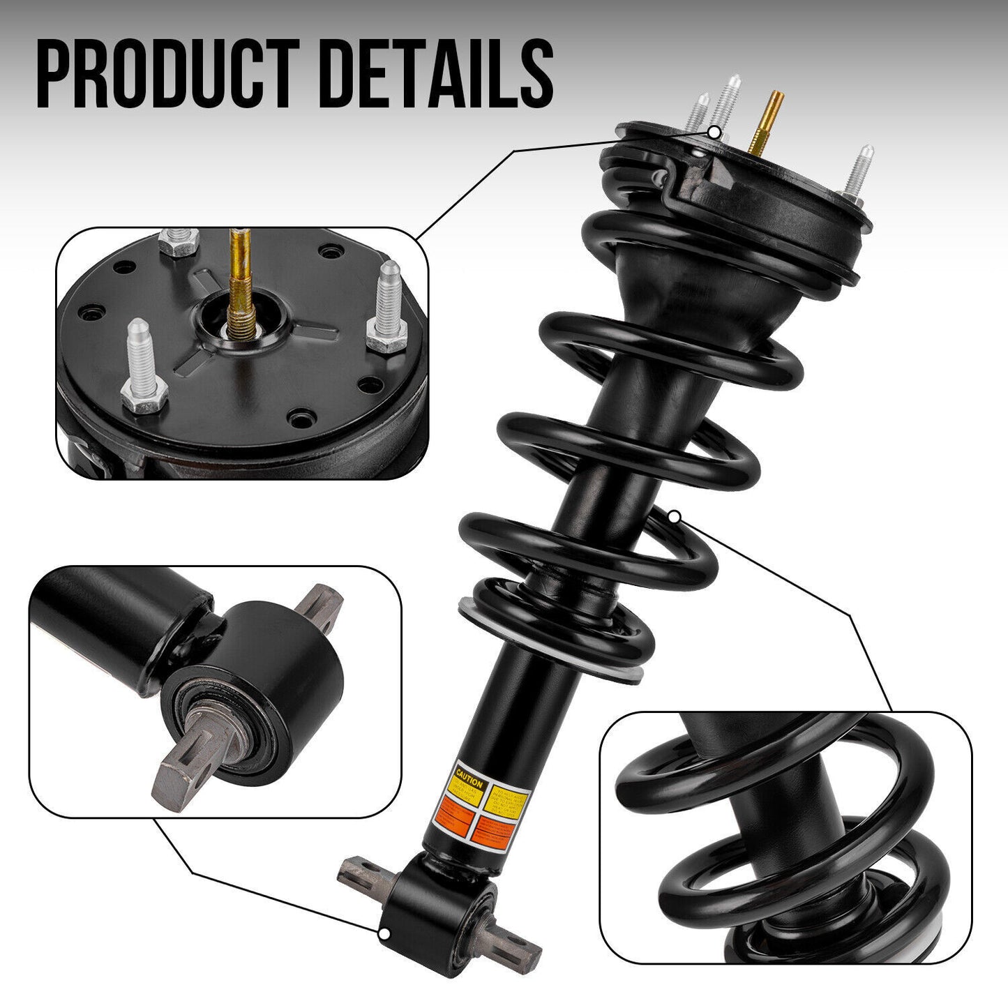 new pair of rear shock absorbers, left and right, suitable for Cadillac XT5 3.6L V6 2017-2019.