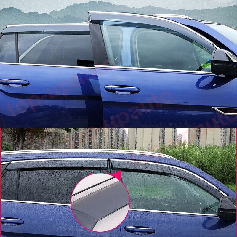 for VW Atlas Cross Sport 2020-2023 Window Cover Visors Rain Guard Vent Shade Sun