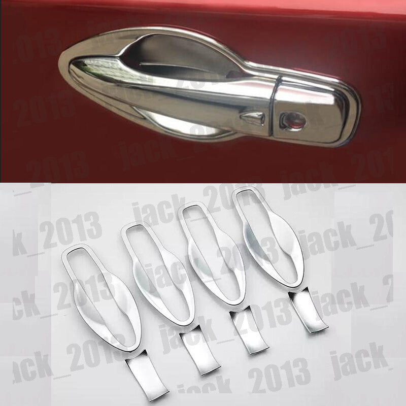 for Nissan Versa Tiida 2016-2024 Side Door Handle Base Bowl Cup Covers Trims 8x