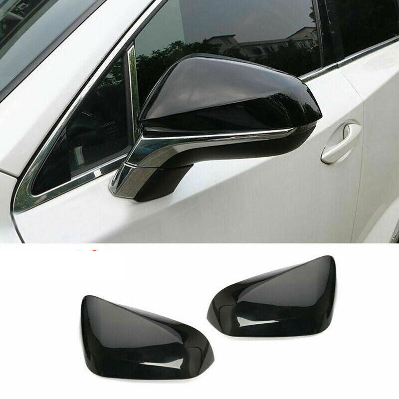 for LEXUS RX350 450h 2016-2022 Piano Black Rearview Side Door Mirror Cover Trims