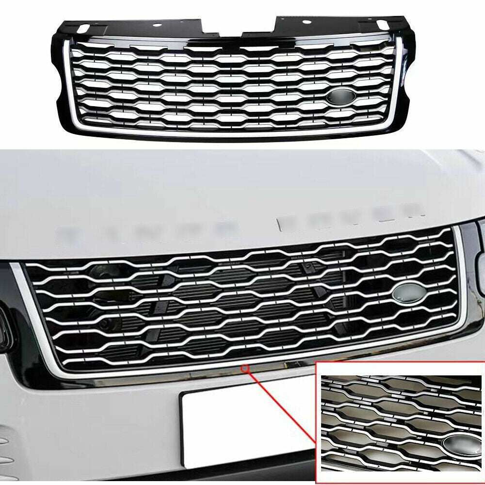 Front Upper Grill Bumper Mesh Grille Fit For LR for Range Rover Vogue L405 2013-2017