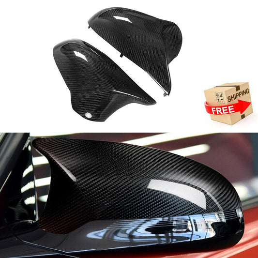 Front LeftRight Side Mirror Cover Real Carbon Fiber for BMW F80 M3 F82 M4 15-18