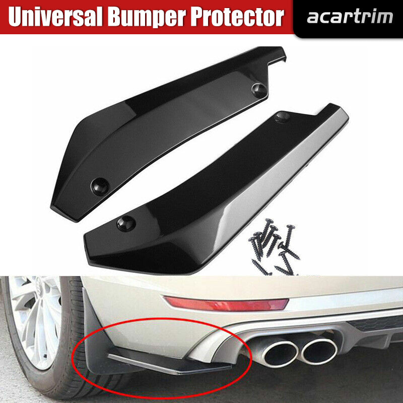 for Dodge Charger 06-2020 Rear Spats Bumper Lip Splitter Diffuser Canard Spoiler