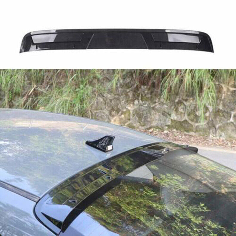 for Hyundai for Elantra 2021-2023 Carbon Fiber Rear Roof Spoiler Trunk Tail Lip Wing
