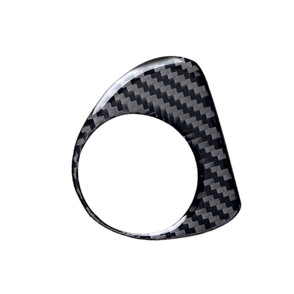 Carbon fiber ignition switch frame cover trim for Ford F-150 2015 - 2020